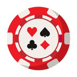 Poker chip icon